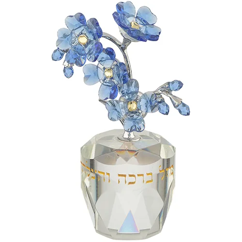 עץ קריסטל ברכה והצלחה 11ס"מ, UK42605, ארט יודאיקה