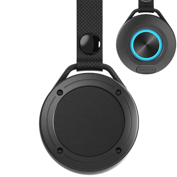 רמקול Bluetooth נייד 5W עם רצועת תלייה ותאורת LED, 5399 זיאוס