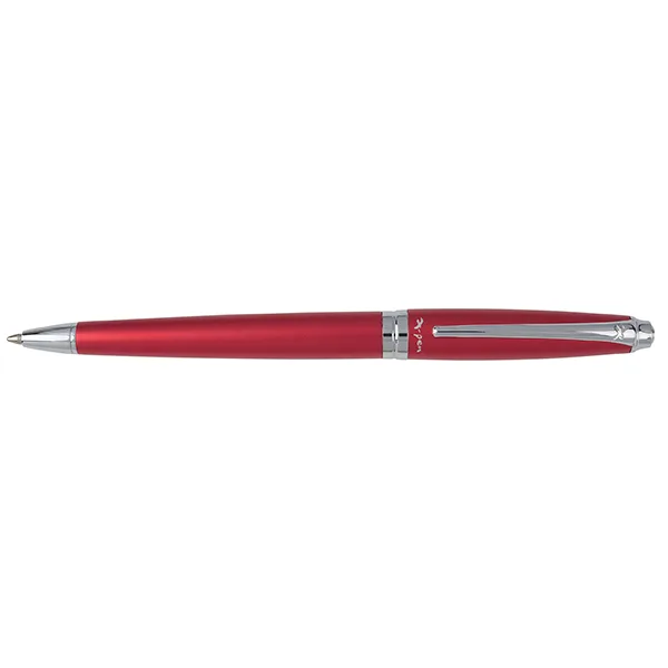 עט רגטה אנודייז Regatta Anodize כדורי אדום קליפס כרום, XP 825 זיאוס