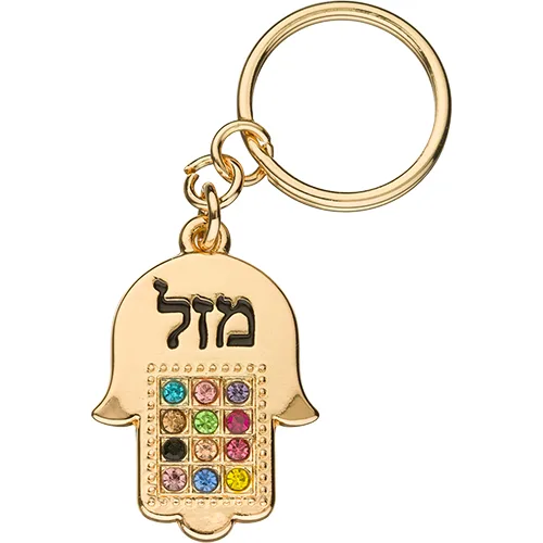 מחזיק חמסה מהודר גימור זהב 3.52.5 ס"מ, UK35885, ארט יודאיקה