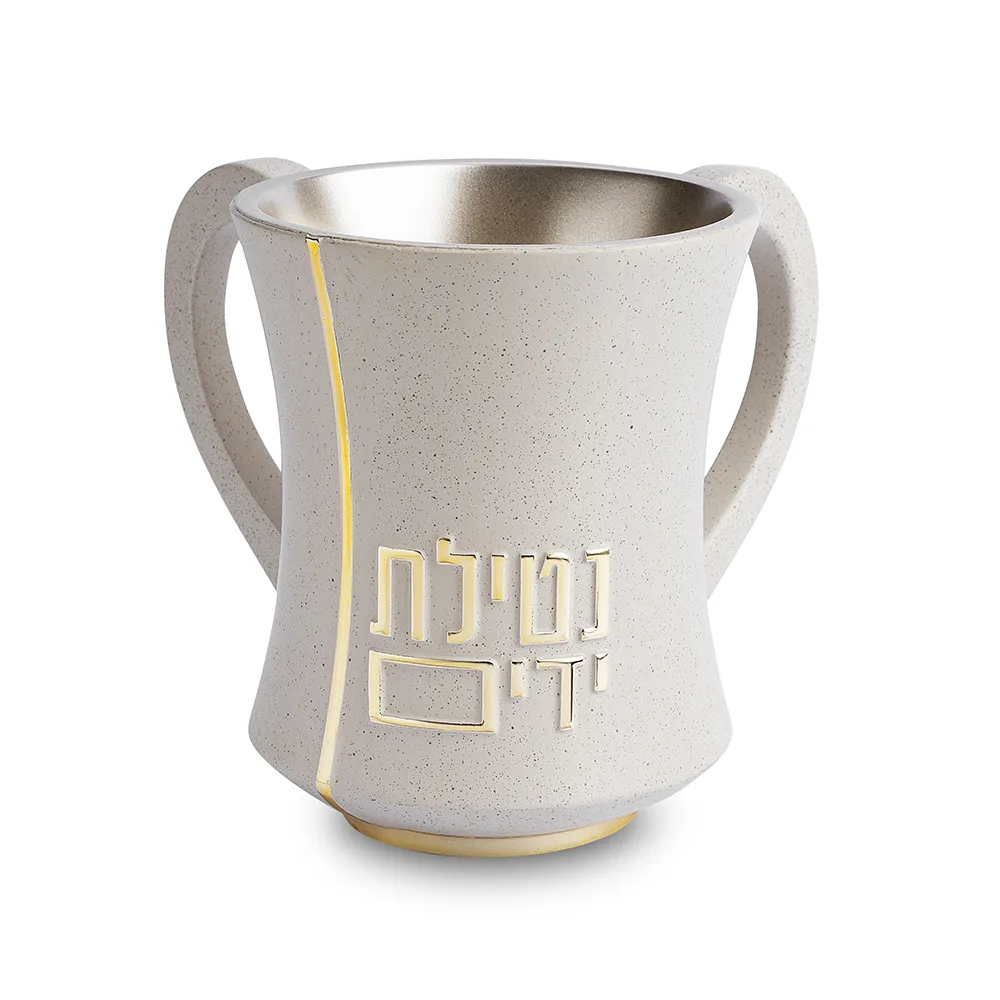 נטלה מהודרת מפולימר גוון בטון כהה 12.5 ס"מ, UK56038, ארט יודאיקה