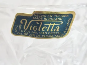 שני כדים קטנים מקריסטל ייצור פולין
