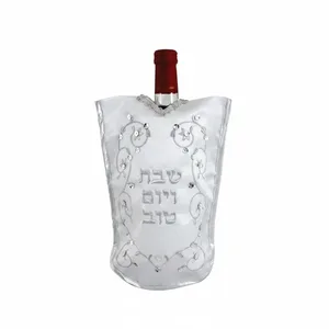 כיסוי לבקבוק יין סטן "עלים" 26 ס"מ, UK87535, ארט יודאיקה