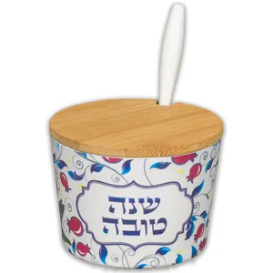 כלי לדבש מלמין "שנה טובה" - 6.5 ס"מ, UK49057, ארט יודאיקה