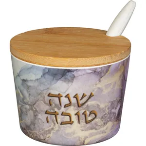 כלי לדבש מלמין "שנה טובה" - 6.5 ס"מ, UK81537, ארט יודאיקה