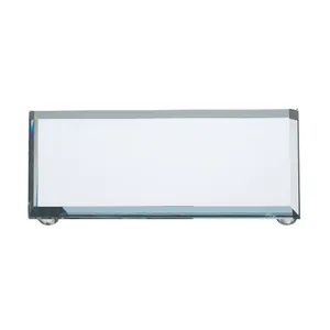 מגש קריסטל מהודר לפמוטים 18X10 ס"מ, UK49496, ארט יודאיקה