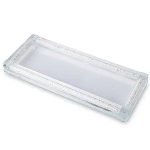 מגש קריסטל מהודר לפמוטים 34x15 ס"מ, UK82551, ארט יודאיקה