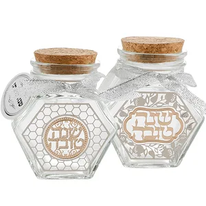 סטנד 12 יח כלי לדבש מזכוכית 6 ס"מ, UK42003, ארט יודאיקה
