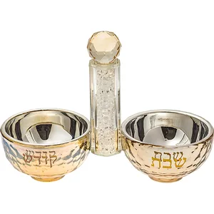 מלחית קריסטל מהודרת אבנים לבנות 10x14 ס"מ, UK40487, ארט יודאיקה