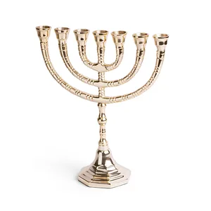 מנורה גימור ניקל 24 ס"מ, UK40011, ארט יודאיקה