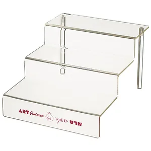 מעמד אקריליק לתצוגה 3 קומות 23x28 ס"מ, UK49629, ארט יודאיקה