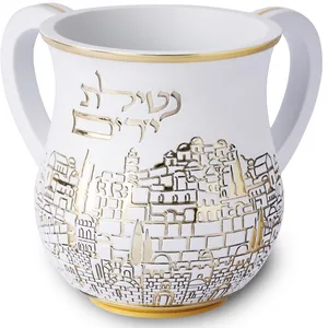 נטלה מהודרת מפולימר ציפוי זהב 14 ס"מ, UK82593, ארט יודאיקה