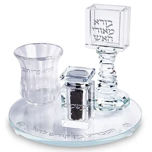 סט הבדלה מהודר מקריסטל 20 ס"מ, UK80061, ארט יודאיקה