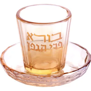 גביע קידוש קריסטל 7 ס"מ, UK81715, ארט יודאיקה