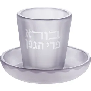 גביע קידוש קריסטל 7 ס"מ, UK81726, ארט יודאיקה