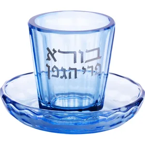 גביע קידוש קריסטל 7 ס"מ, UK81728, ארט יודאיקה