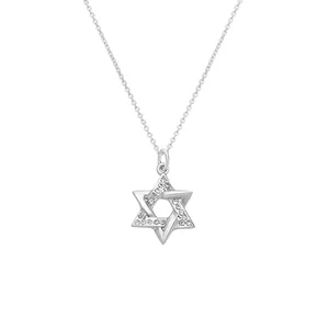 שרשרת כסף טהור 925 "מגן דוד", UK80974, ארט יודאיקה