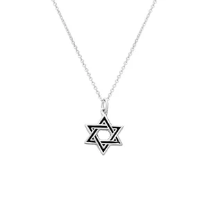שרשרת כסף טהור 925 "מגן דוד", UK80975, ארט יודאיקה