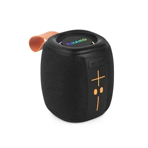 רמקול Bluetooth 5W עם אפשרות למיתוג ייחודי בלוגו מואר צבעוני, 5418 זיאוס