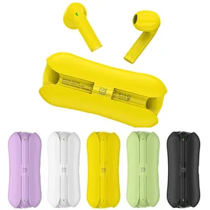 YOOKIE Pea Pod אוזניות איכותיות אלחוטיות Bluetooth קומפקטיות, סאונד סטריאו איכותי, 5313 זיאוס