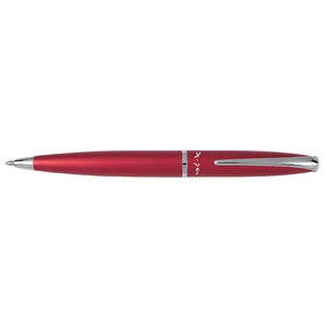עט פנינסולה אנודייז Peninsula Anodize כדורי אדום קליפס כרום, XP 815 זיאוס