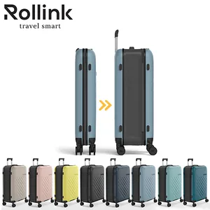 FLEX - 360 SPINNER המזוודה המתקפלת הדקה ביותר בעולם עליה למטוס 21´´ של מותג המזוודות החכמות Rollink, 1521 זיאוס