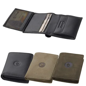 ארנק בטיחות RFID + NFC מעור תא למטבעות ו-2 תאים לשטרות מבית המותג גבעוני, GV 4860 זיאוס