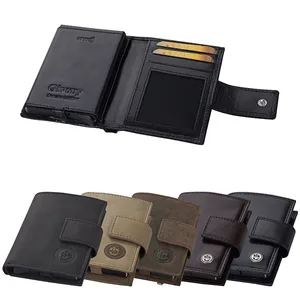ארנק בטיחות RFID + NFC מעור שולף כרטיסי אשראי ותא לשטרות מבית המותג גבעוני, GV 4857 זיאוס