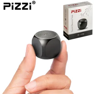 "פיצי מיני" PiZZi Mini רמקול Bluetooth עוצמתי 3W במיוחד 35 מ"מ בלבד בצבע שחור, PZ 4700-6 זיאוס
