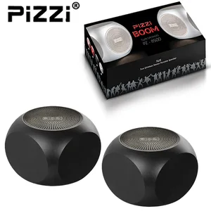 "פיצי בום" PiZZi Boom זוג רמקולים Bluetooth עוצמתי 2x5W במיוחד בצבע שחור, PZ 8500-6 זיאוס