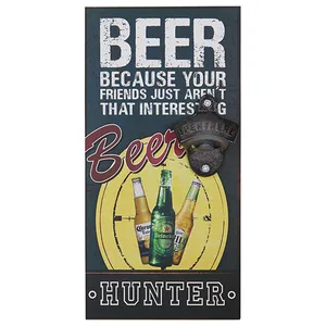 "BEER HUNTER" פותחן בקבוקי בירה תלוי על קיר, 4476 זיאוס