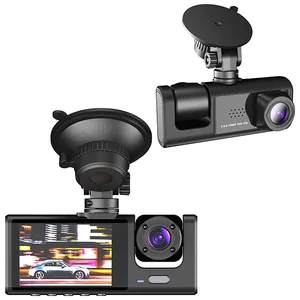 מצלמת דרך לרכב Full HD 1080P עם WiFi ומצלמה קדמית ואחורית, 5437 זיאוס