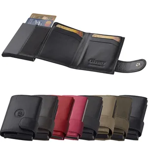 ארנק בטיחות RFID + NFC מעור שולף כרטיסי אשראי ותא לשטרות מבית המותג גבעוני, GV 4426 זיאוס