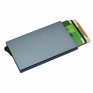 ארנק בטיחות מתכתי לכרטיסי אשראי RFID and NFC, 5181 זיאוס