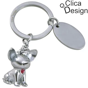 מחזיק מפתחות מתכת כלבלב מבית Clica Design, 4368 זיאוס