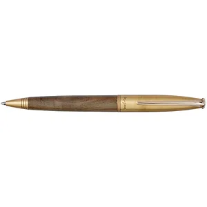 עט טימבר Timber כדורי עץ קליפס זהב, XP 692 זיאוס