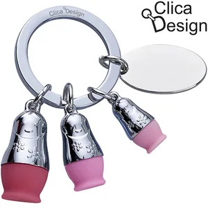 מחזיק מפתחות מתכת בבושקה מבית Clica Design, 4242 זיאוס