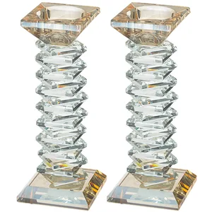 זוג פמוטי קריסטל מהודרים 17.5 ס"מ, UK42960, ארט יודאיקה