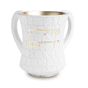 נטלה מהודרת מפולימר גוון בטון בהיר 12.5 ס"מ, UK56161, ארט יודאיקה
