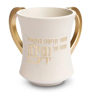 נטלה מהודרת מפולימר גוון בטון בז' 12.5 ס"מ, UK86535, ארט יודאיקה