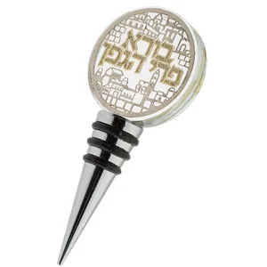 פקק ליין קריסטל עם פלקטה "ירושלים", UK81830, ארט יודאיקה