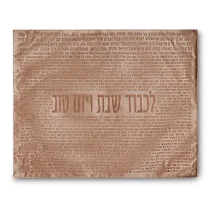 כיסוי חלה מהודר דמוי עור 42X52 ס"מ, UK67881, ארט יודאיקה